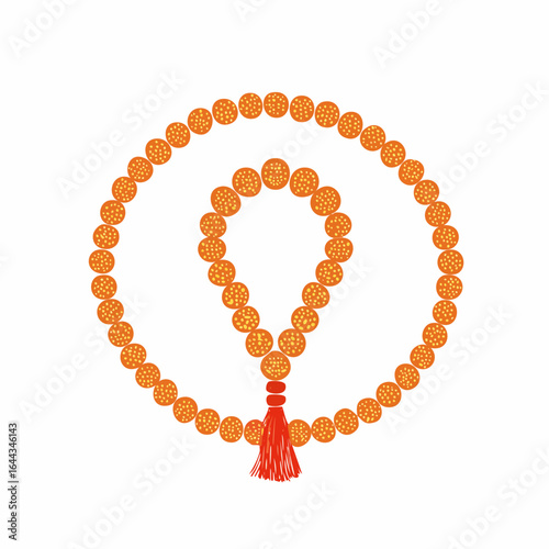 Rudraksha Mala natural beads from a living tree