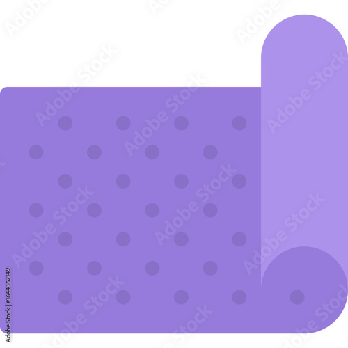 Purple Yoga Mat Icon