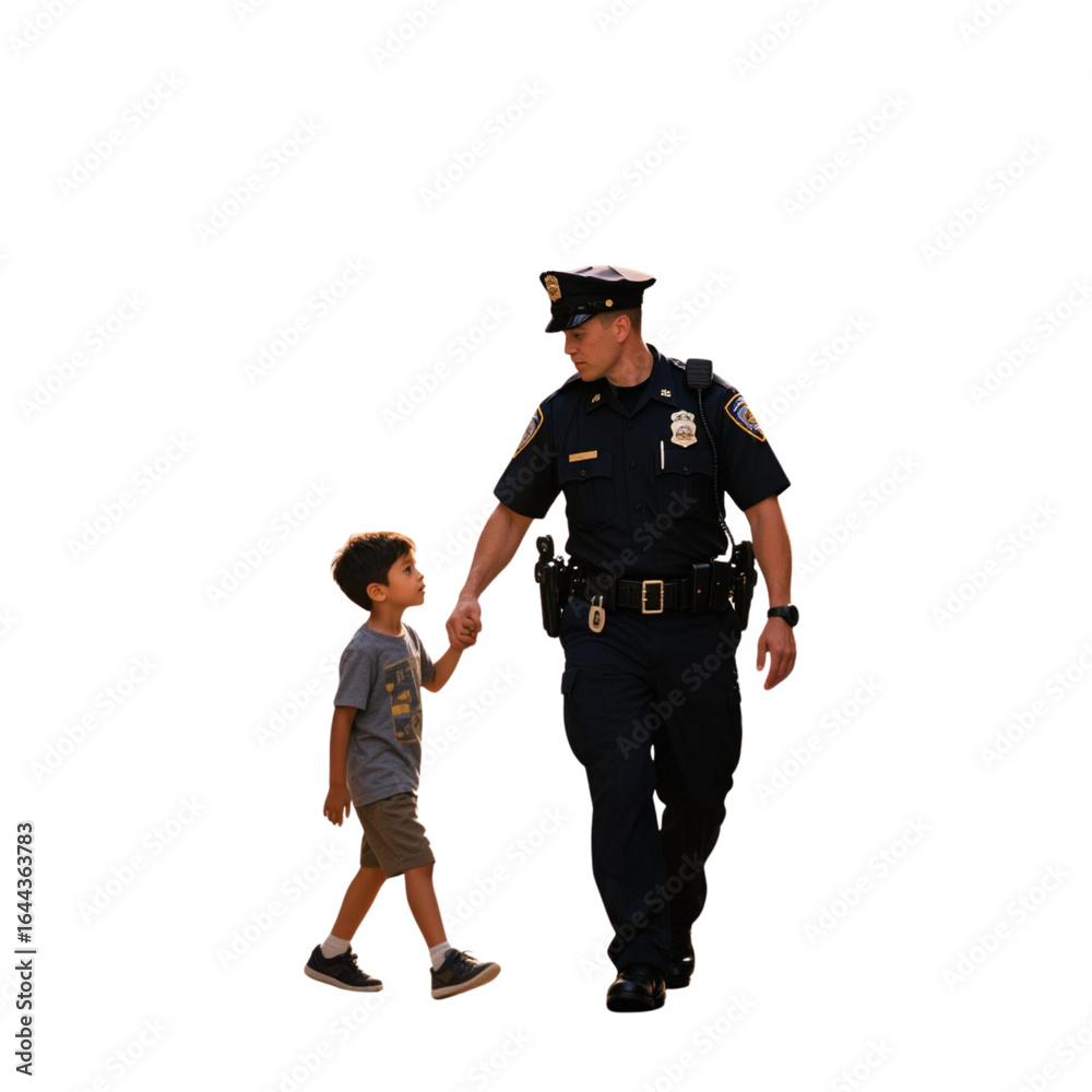 Fototapeta premium police officer in uniform