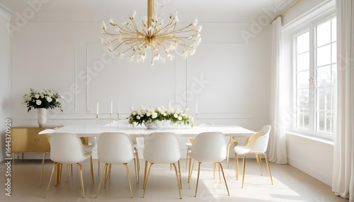 Photo interior modern design room 3d illustration
