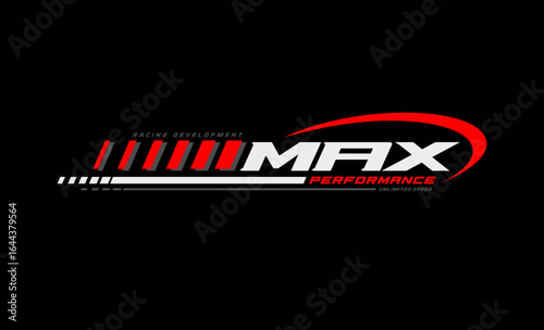 max speed logo racing development