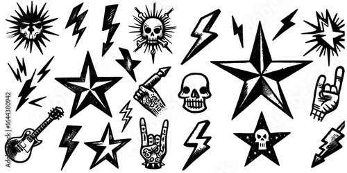 Hardwired to Noise, Sketched grit meets rock expression