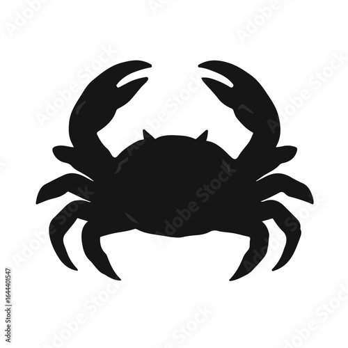 Black Stone Crab Illustration