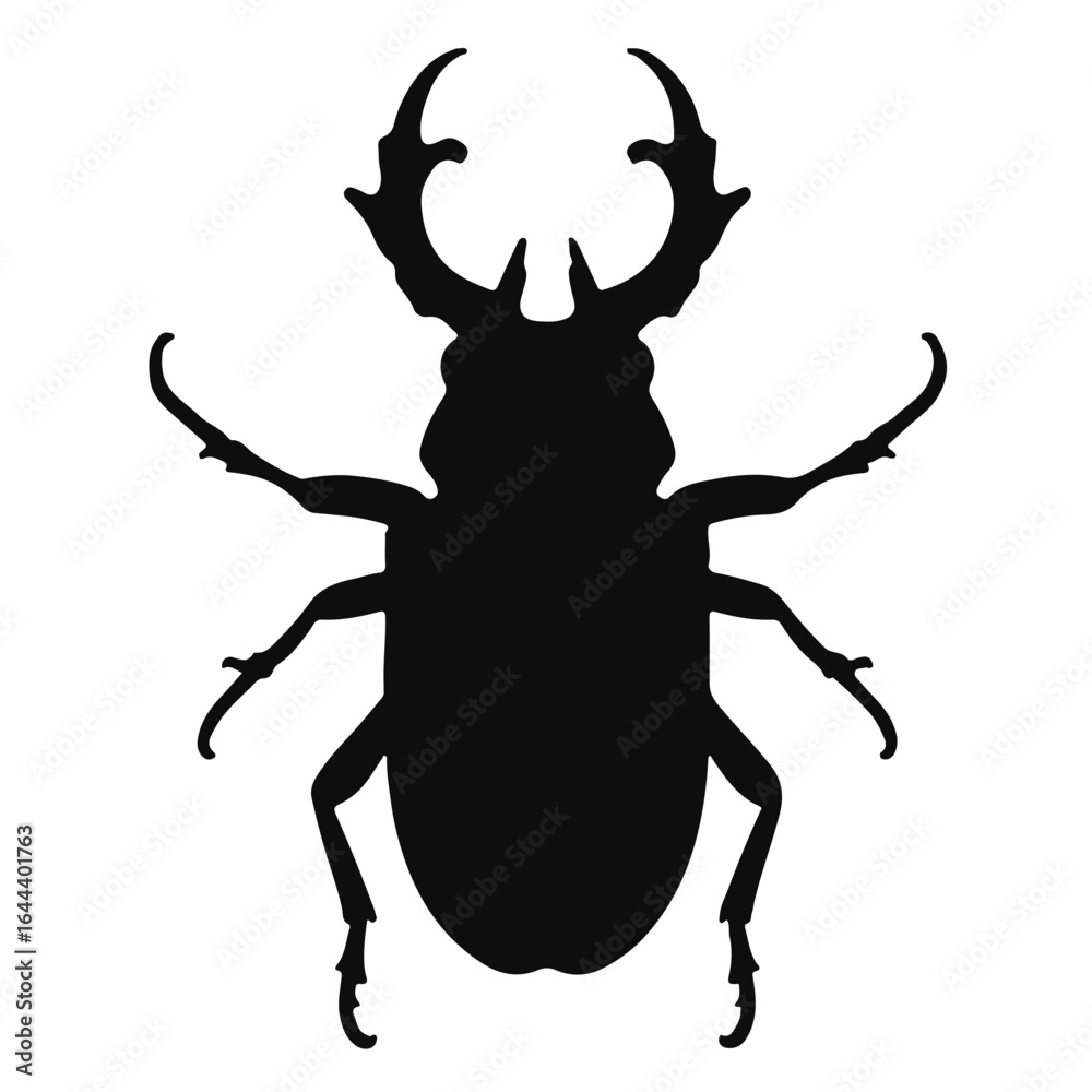Fototapeta premium Stag Beetle Illustration
