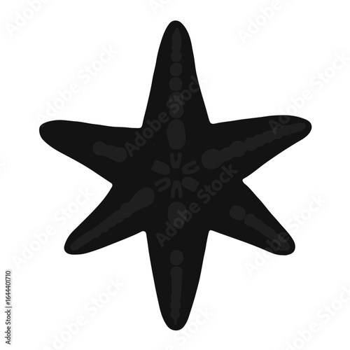 Black Starfish Illustration
