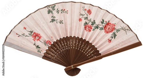 Elegant Floral Hand Fan for Summer Fashion & Asian Decor