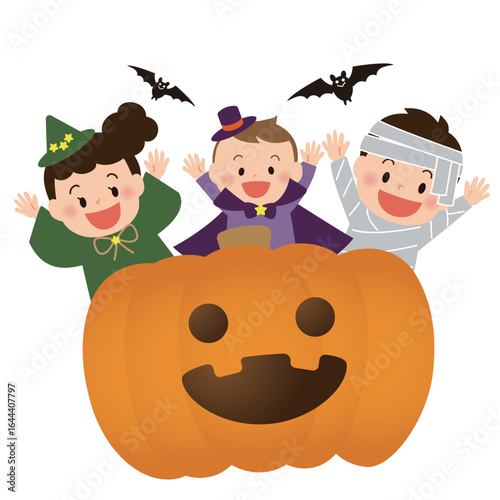 ハロウィンとこどもたち