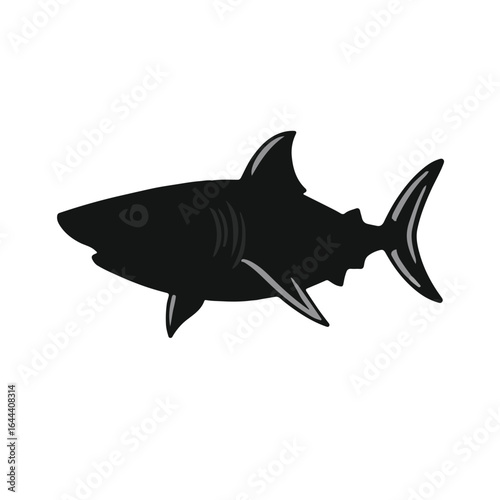 Salmon-Shark Animal Illustration