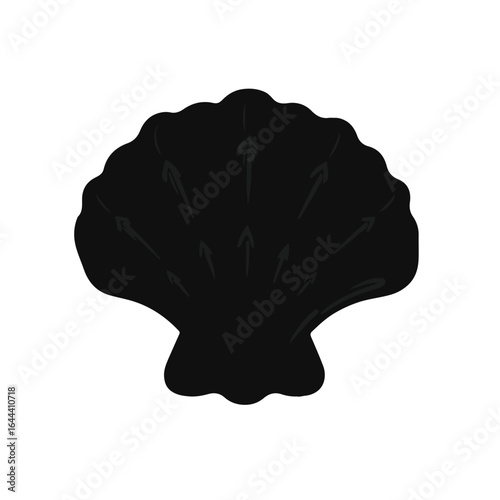 Black Scalloped Animal