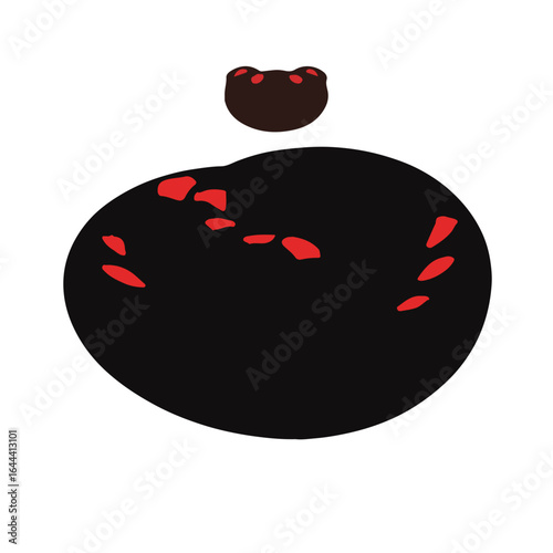 Close-up Red Diamondback Rattlesnake