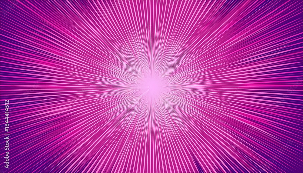 Fototapeta premium pink and purple halftone background with rays of light in pop art retro comic book style