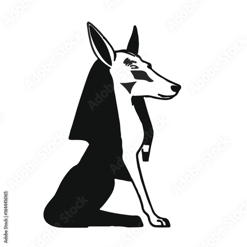 Pharaoh Hound Animal Illustration