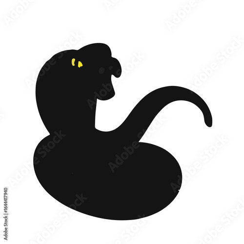 Black Pit Viper Animal