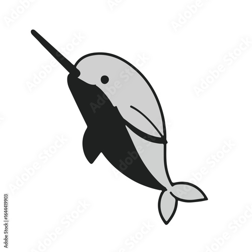 Narwhal - Black Animal