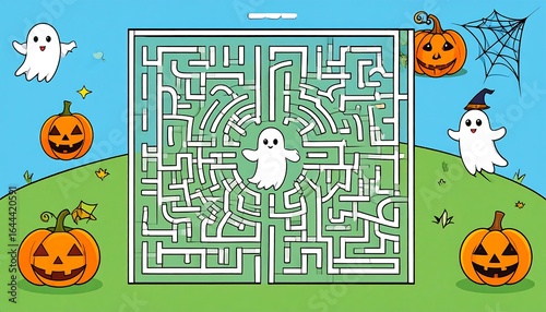 Halloween maze for kids