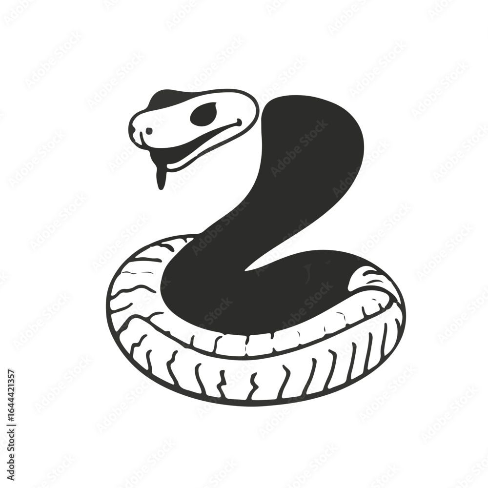 Fototapeta premium Black Milk Snake