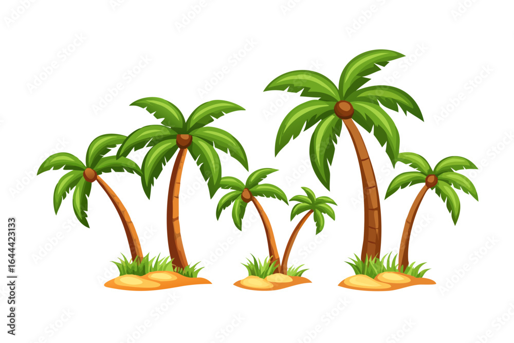 Obraz premium palm tree vector illustration