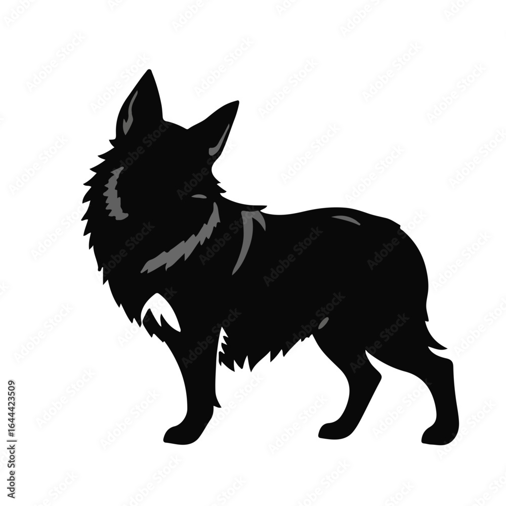 Obraz premium Black Mongrel Animal