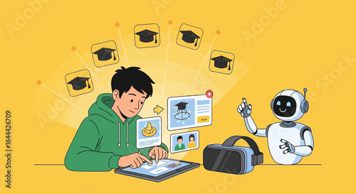 Interactive learning with virtual reality for education in a modern digital era