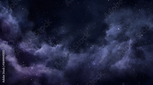 Deep space nebula with scattered stars.