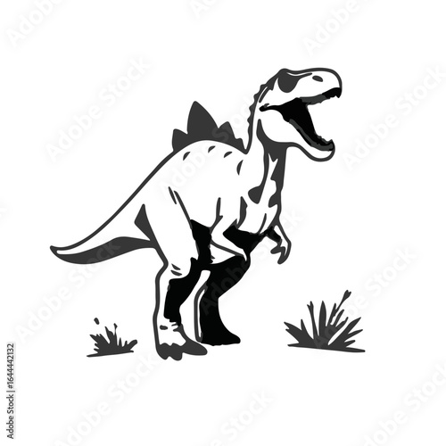 Black Allosaurus Figure