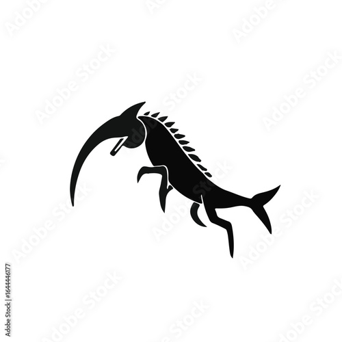 Xenacanthus Black Aquatic Creature