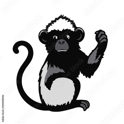 Black Woolly Monkey