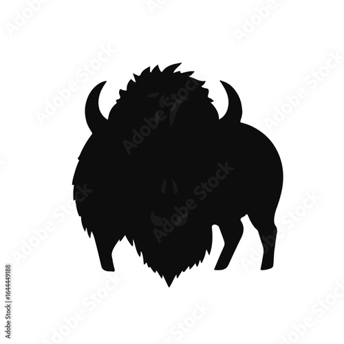 Black Bison Wood Art