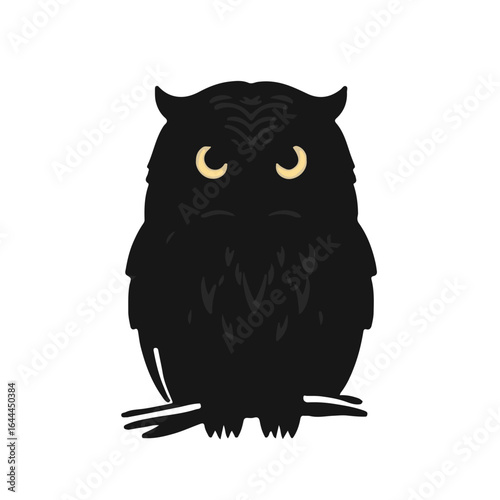 Ural Owl - Black Animal