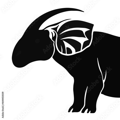 Uintatherium Black Animal