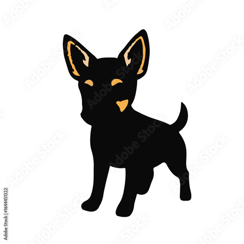 Black Toy Fox Terrier