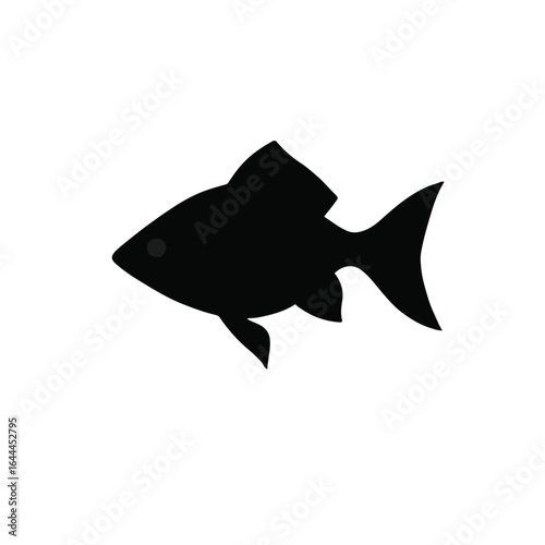 Black and White Tetra Animal Icons