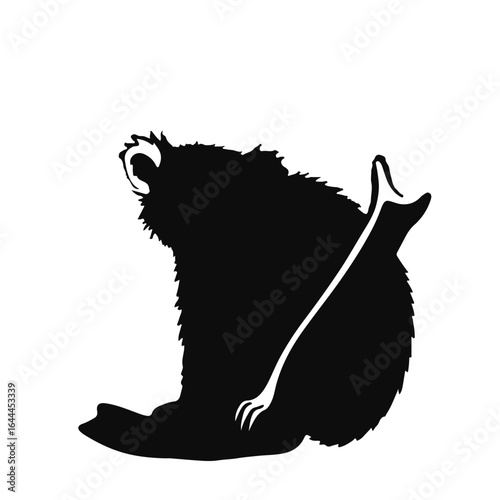 Tarsier Monochrome Illustration
