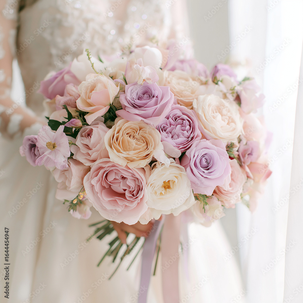 Obraz premium Wedding ceremony and bouquet