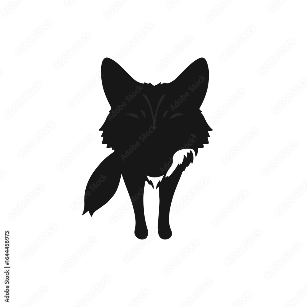 Fototapeta premium Black Coyote Animal