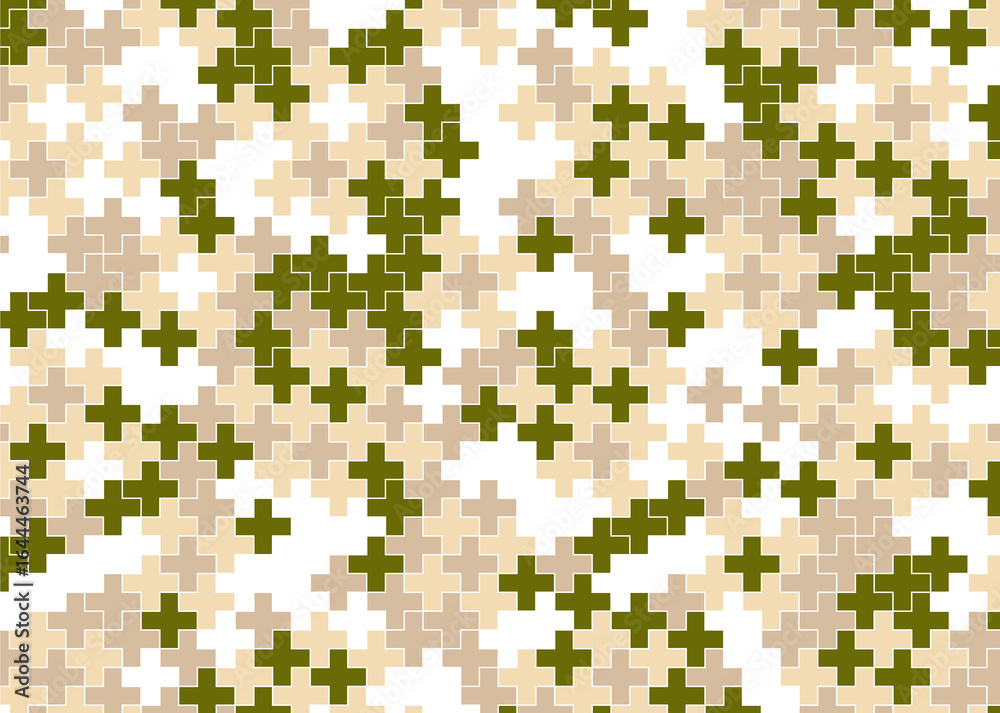 Fototapeta premium 幾何学的なタイル模様 背景