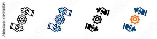 Adaptive Decision Making All In One Icon Multi Styles Vector Set