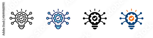 Innovative Solutions All In One Icon Multi Styles Vector Set