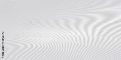 Abstract metallic wavy lines background. Shiny metallic striped surface. Modern abstract white background.vector eps10