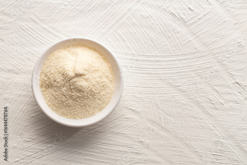 Foto Lots of hydrolyzed collagen powder - Organic gelatin powder