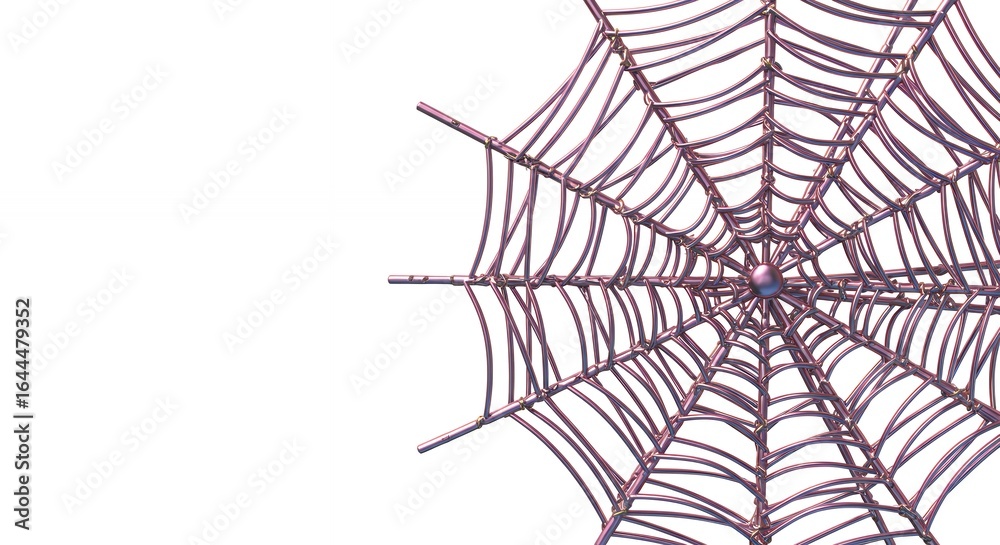Fototapeta premium Detailed spiderweb design for backgrounds