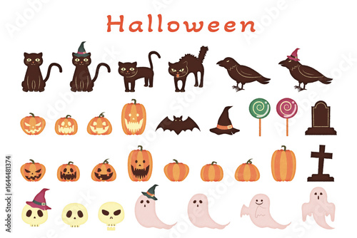 ハロウインイラスト手書き風
