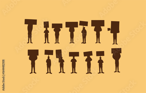 "Voices in the Shadows: A Silhouette of Protest"

"United in Silence: The Power of Collective Dissent