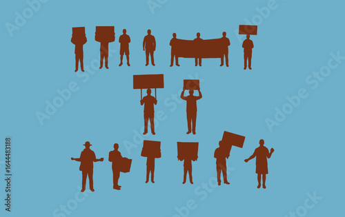 "Voices in the Shadows: A Silhouette of Protest"

"United in Silence: The Power of Collective Dissent
