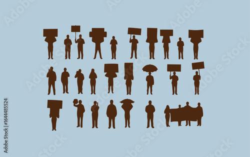 "Voices in the Shadows: A Silhouette of Protest"

"United in Silence: The Power of Collective Dissent"