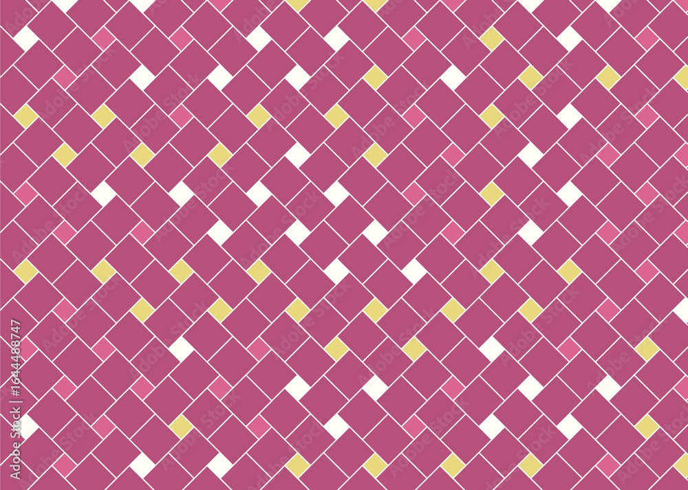 Fototapeta premium 幾何学的なタイル模様 背景