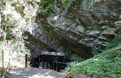 Photos Steps leading down into Penn's Cave near Centre Hall, Pennsylvania, U