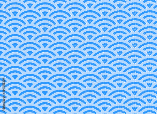 和をイメージしたドット柄 タイル 背景