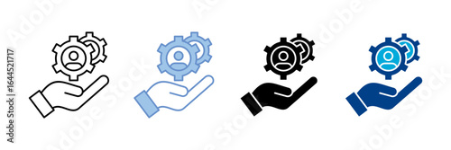Skills Icon Set Multiple Style Collection