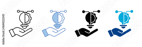 Innovation Icon Set Multiple Style Collection